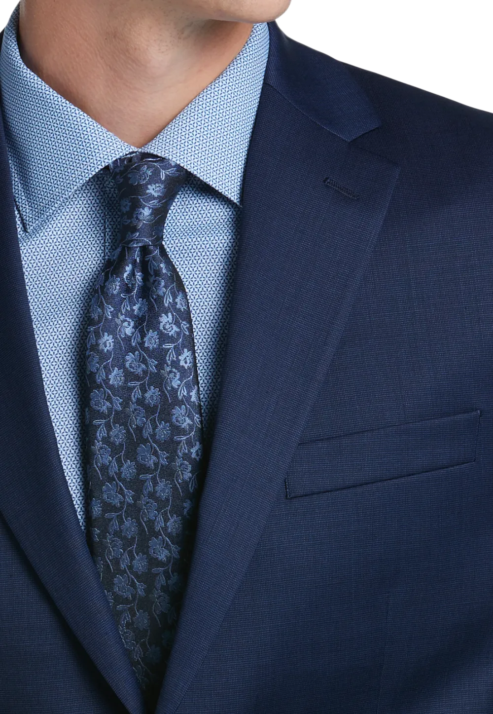 Michael Strahan Classic Fit Wool Blend Suit Jacket
