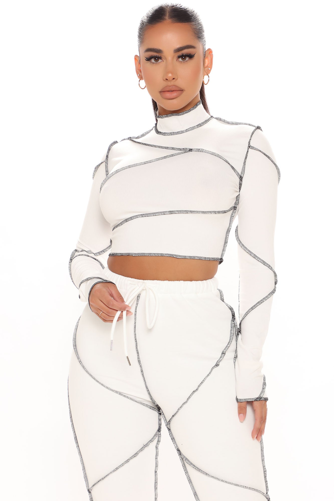 Mutual Feelings Jogger Set - White