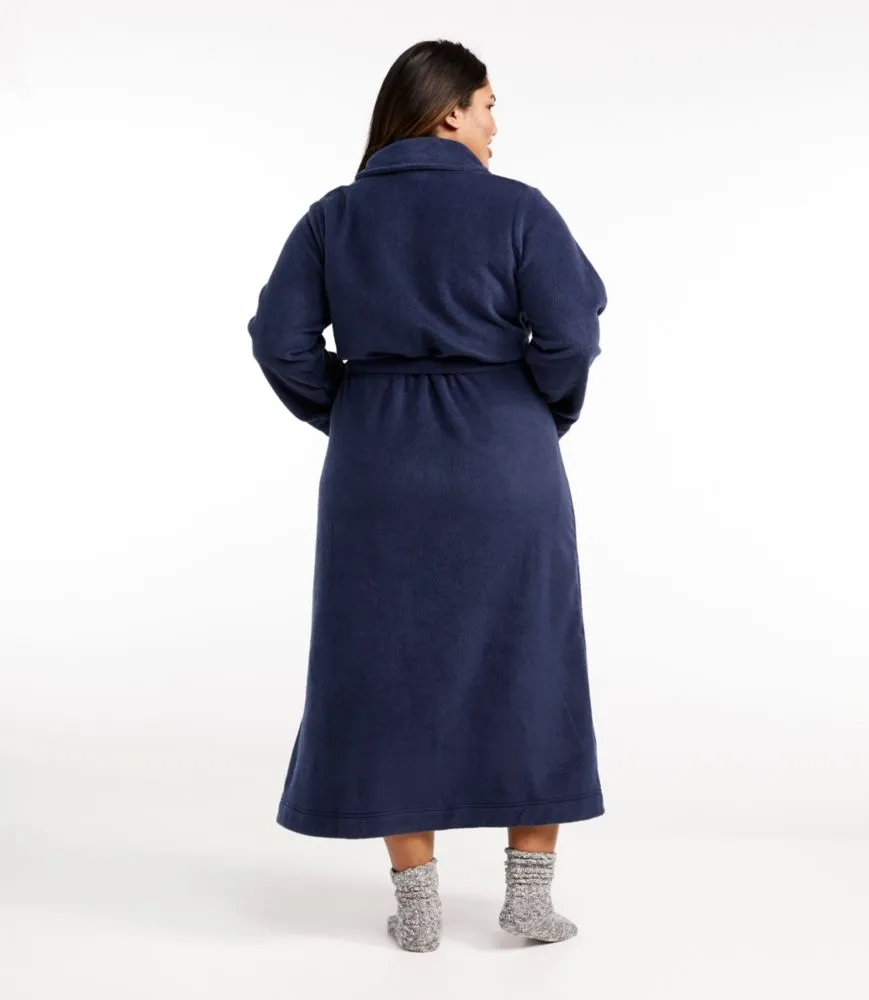 Women's Winter Fleece Robe, Wrap-Front