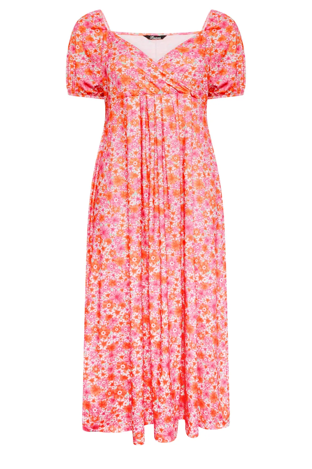 YOURS Curve Green Wrap Maxi Dress