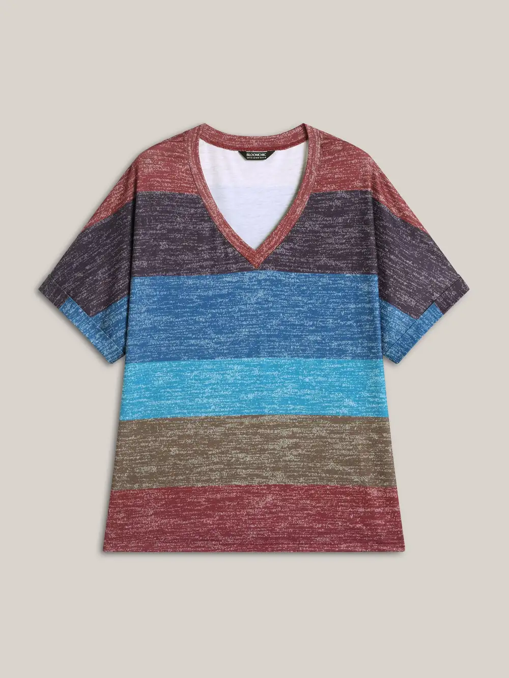 Multi-Color Summer Stripes T-Shirt