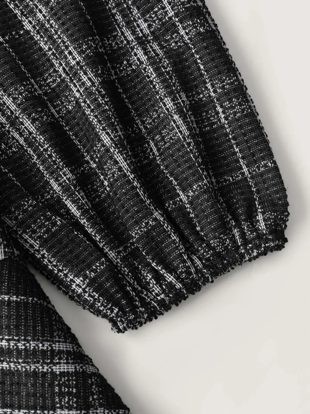 Stretchy Textured Tiered Mini Dress