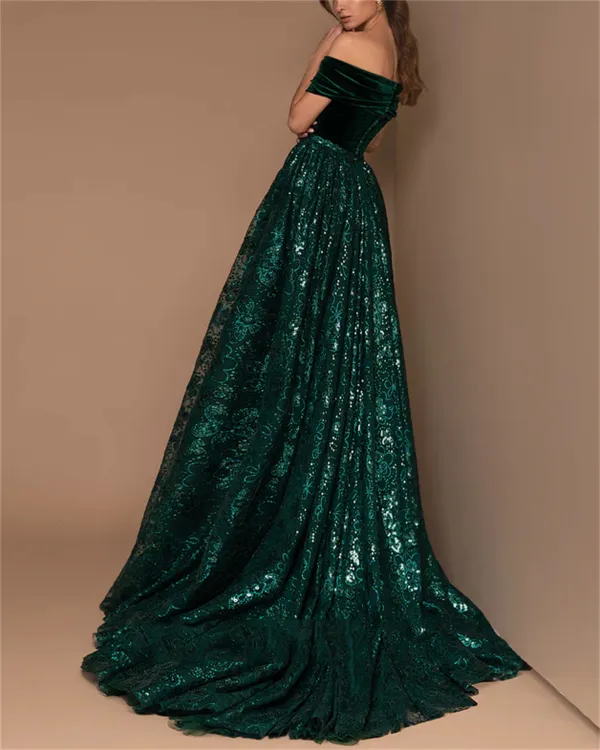 Women's Solid Color Sequins Dress