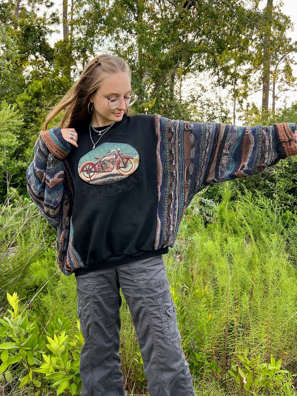 Black Streetwear Leisure Hoodie Sweatshirts