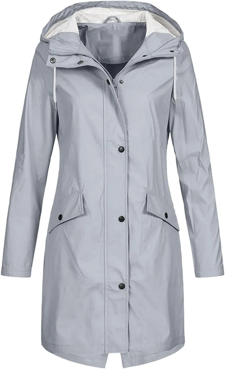 Rain Jackets For Women Waterproof With Hood Lightweight Casual Anorak Travel Hiking Coats with Pockets 720
