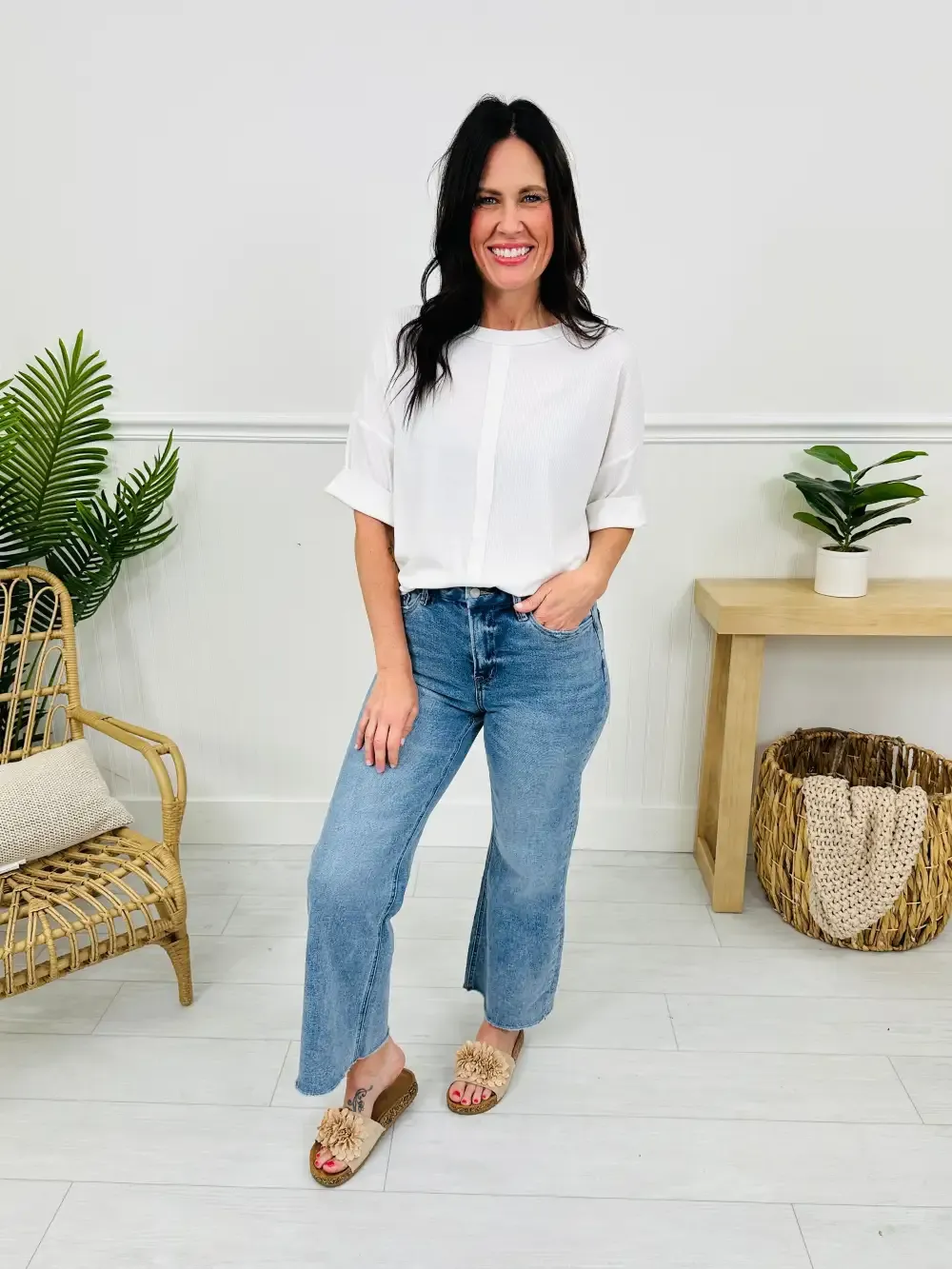 Wide Awake Mica Wide Leg Jeans