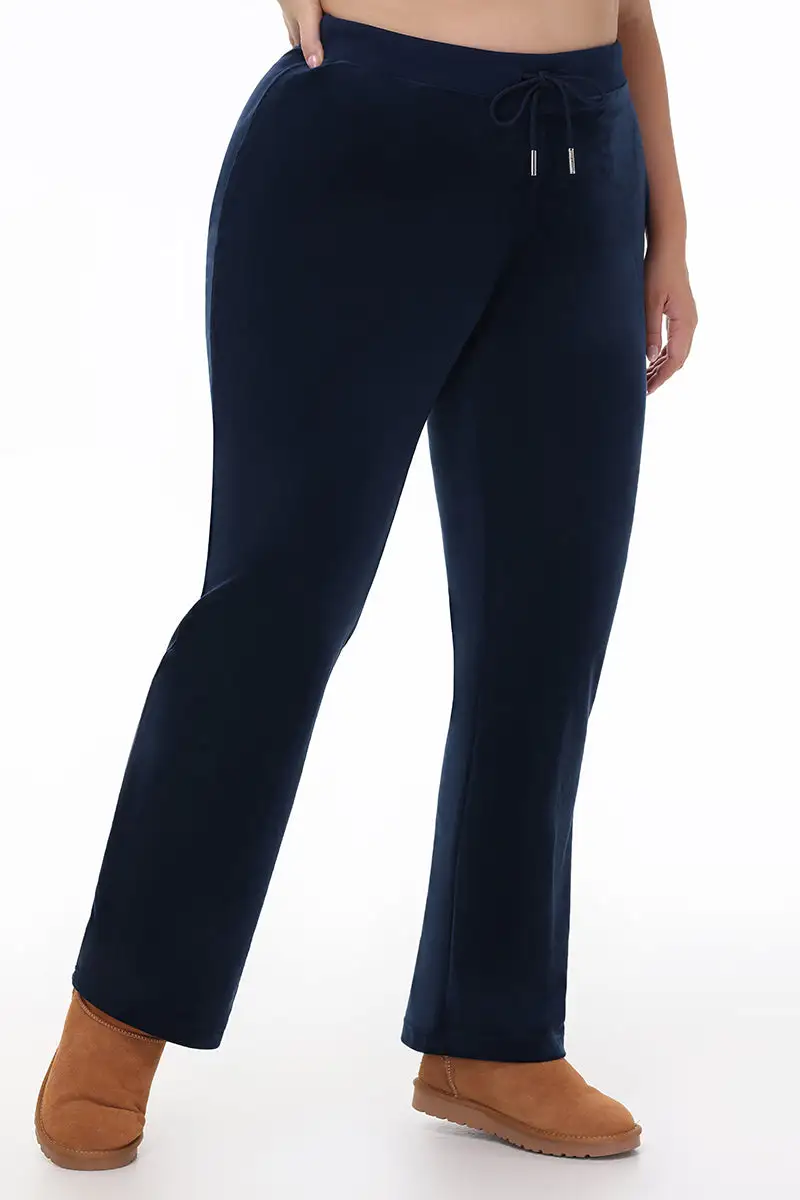 Technicolor Big Bling Velour Track Pants