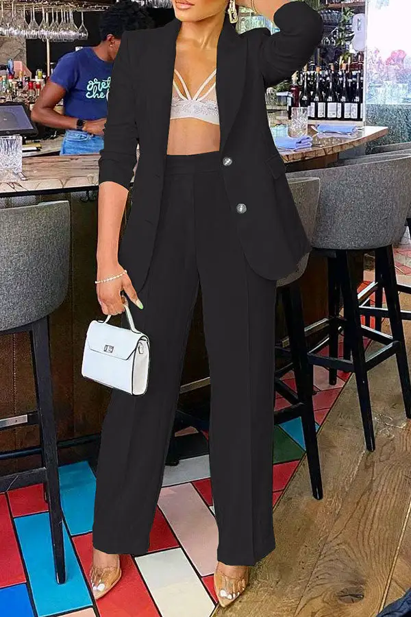  Feminine Office Pant Suit