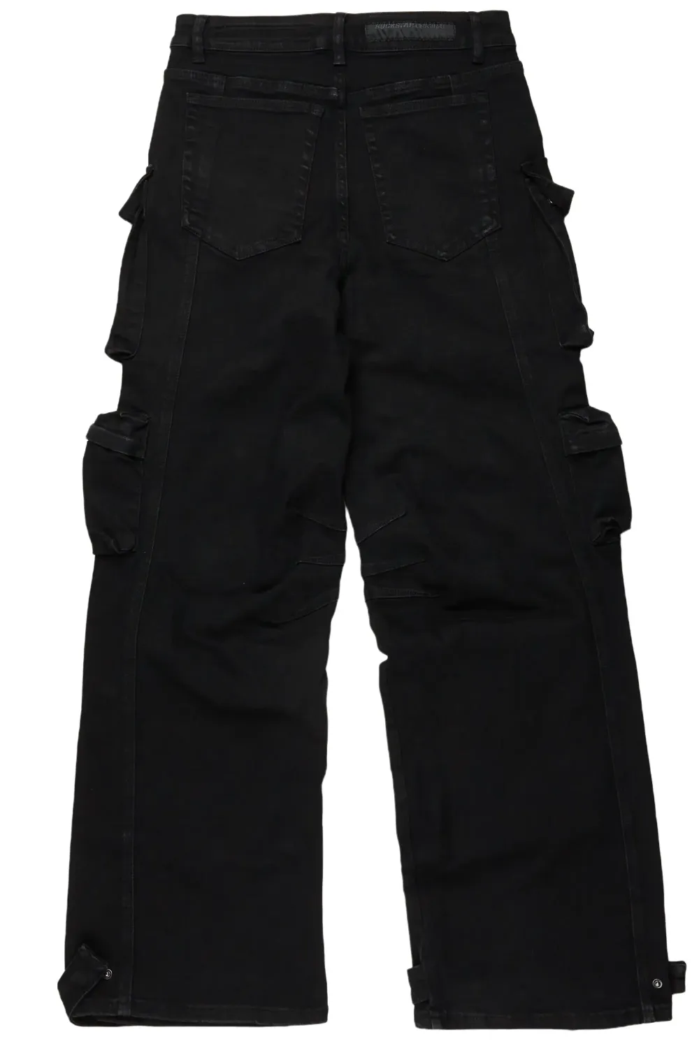 Mahesh Black Baggy Cargo Jean