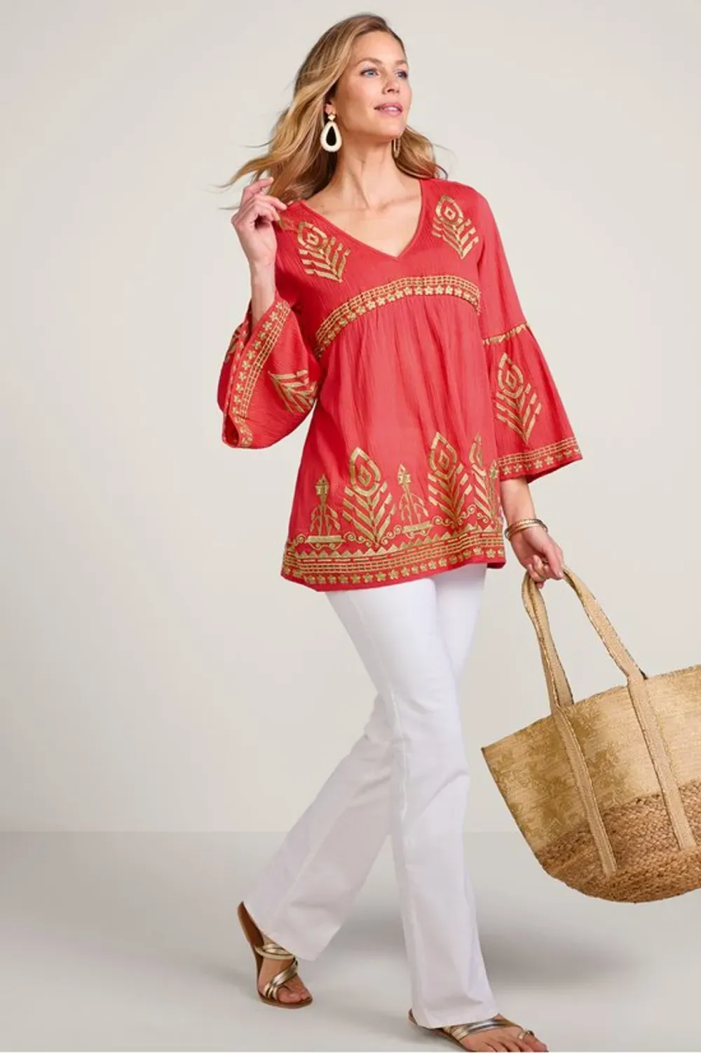 Zaneta Gauze Tunic