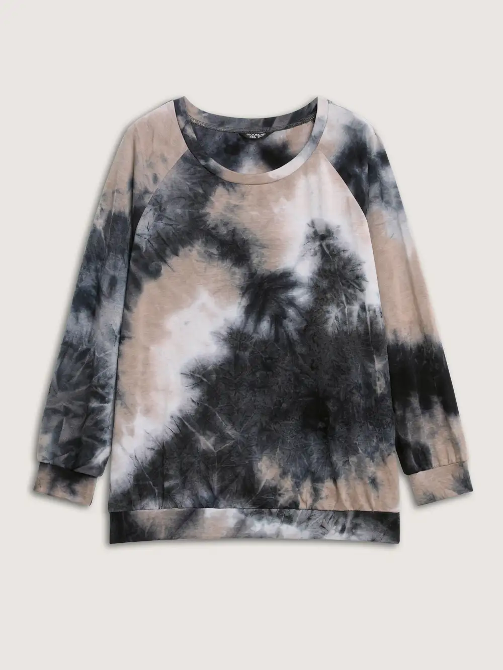 Round Neck Tie-Dye Sweatshirt