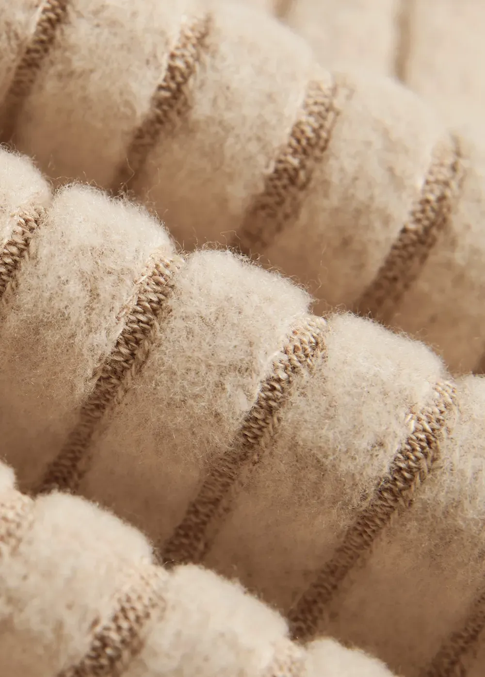 Light Camel Button Geometric Print Long Sleeve T Shirt