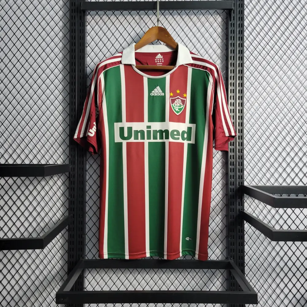Camisa Fluminense Home 08/09 Retrô - Vinho e Verde