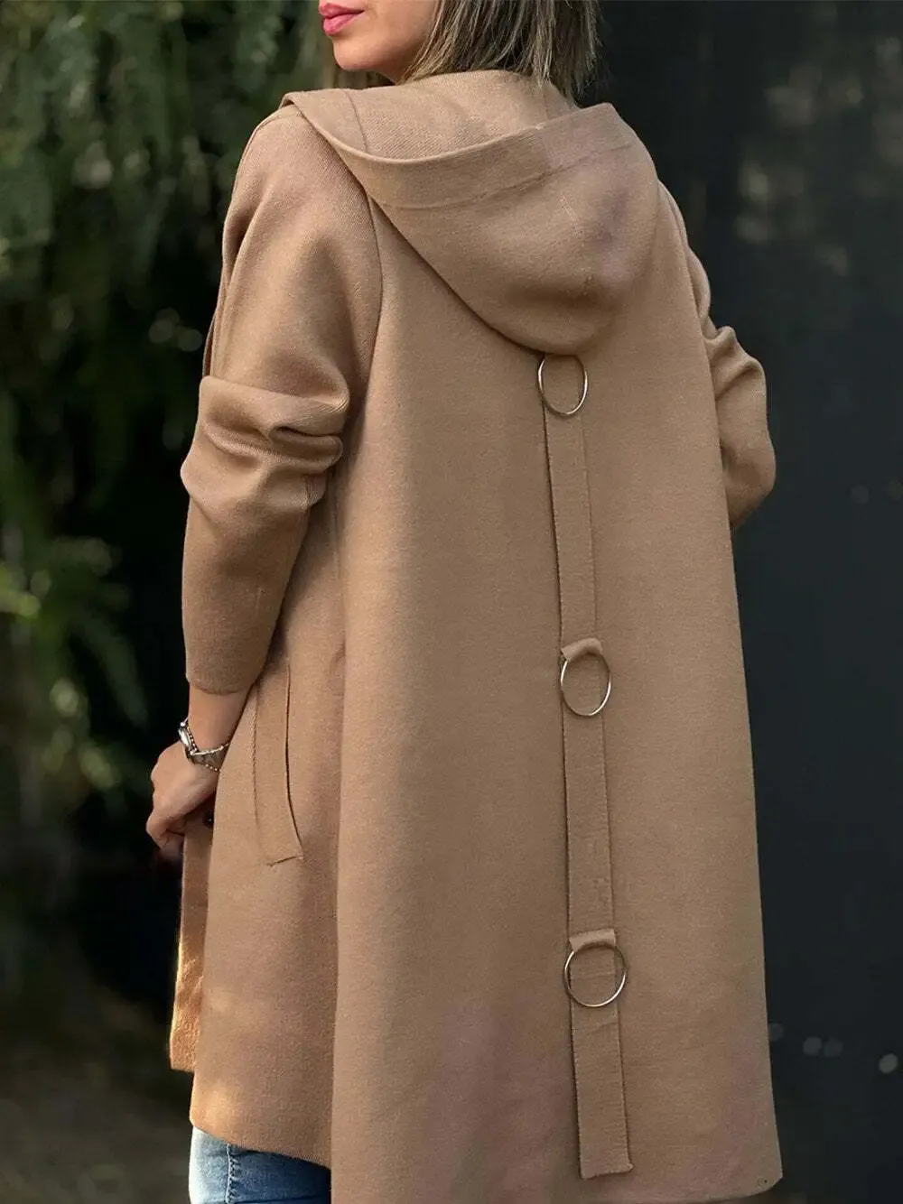 Shadow Ring Hooded Coat
