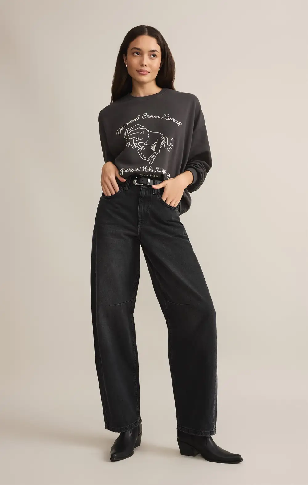 Bronc Embroidered Sunday Sweatshirt