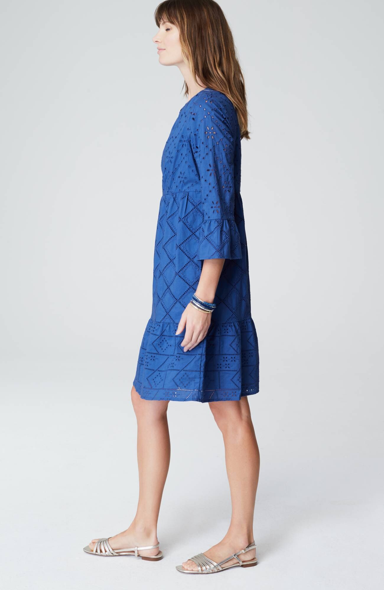 Tiered Eyelet Dress