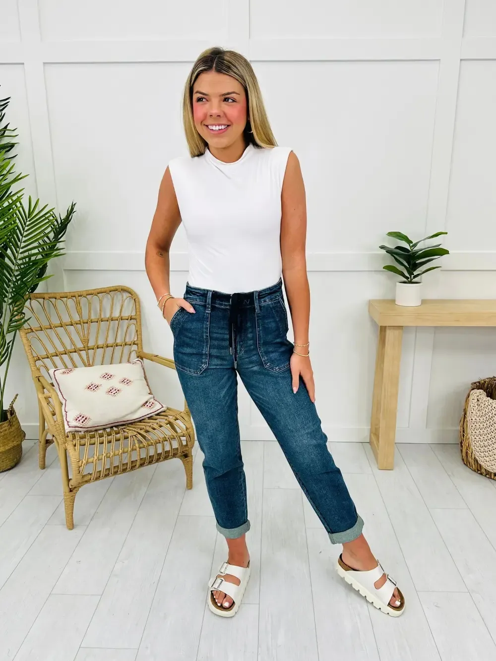 Judy Blue Something About You Denim Joggers
