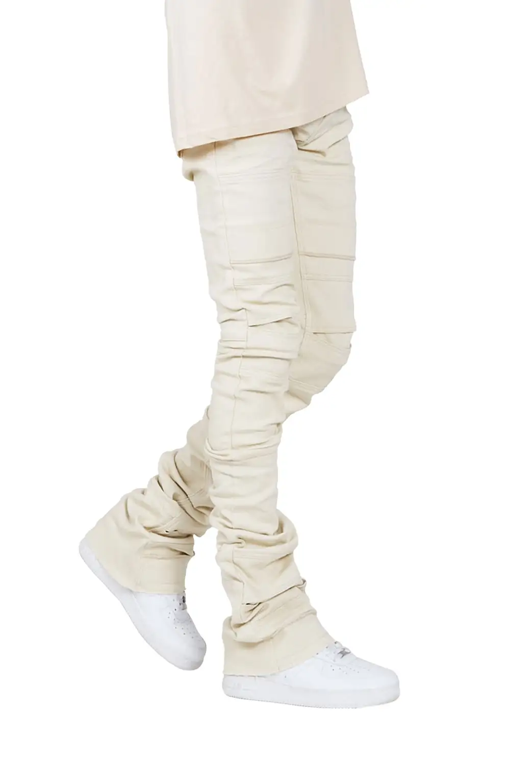 Cedar Sand Super Stacked Flare Jean