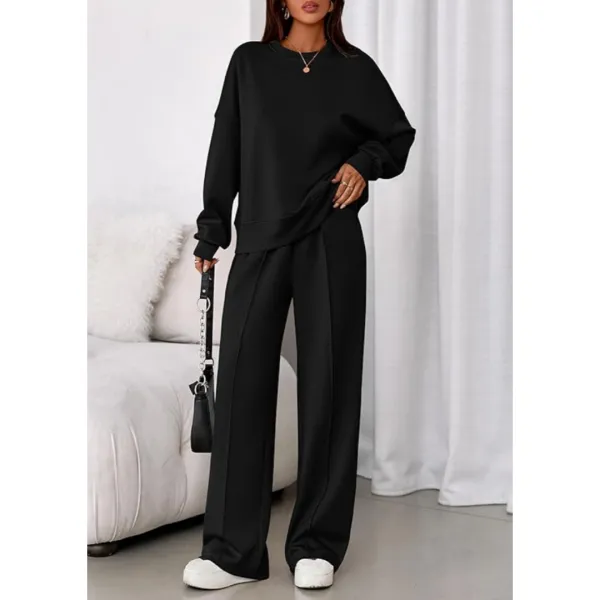 Women's Simple Casual Sports Two-Piece Set