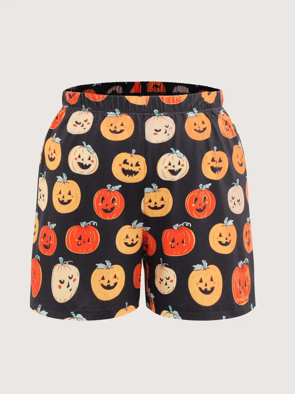 Pumpkin Ghost Contrast Loungewear Set