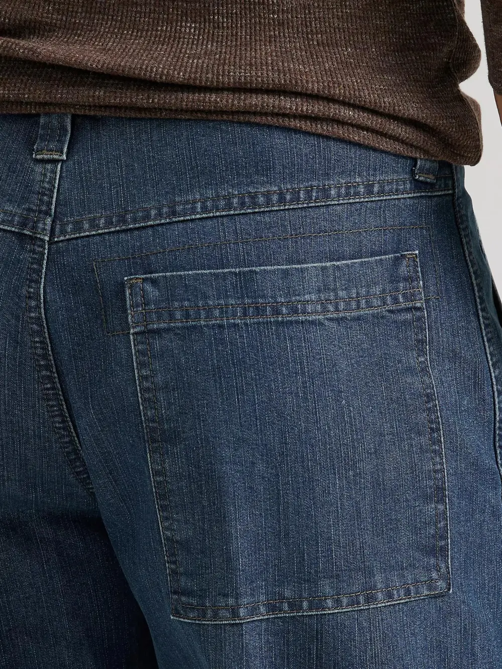 WRANGLER DENIM LOOSE FIT CARGO JEAN IN MEDIUM STONEWASH DENIM