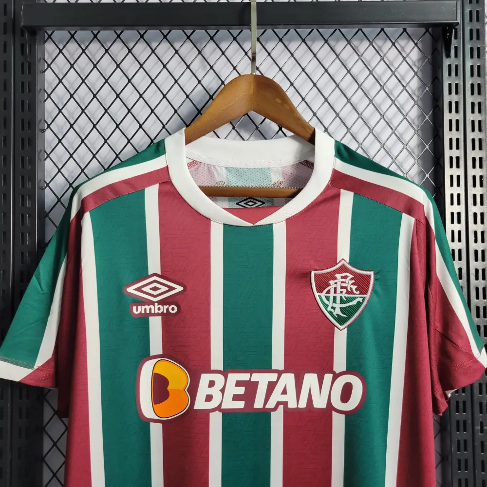 Camisa Fluminense Home 22/23 - Vinho e Verde