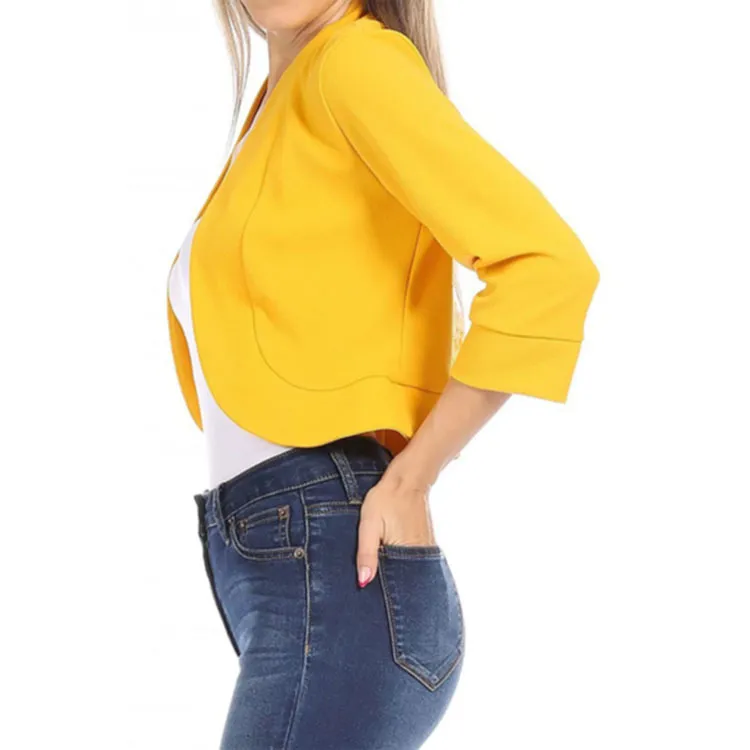 New women's tops Solid color jackets Small suits