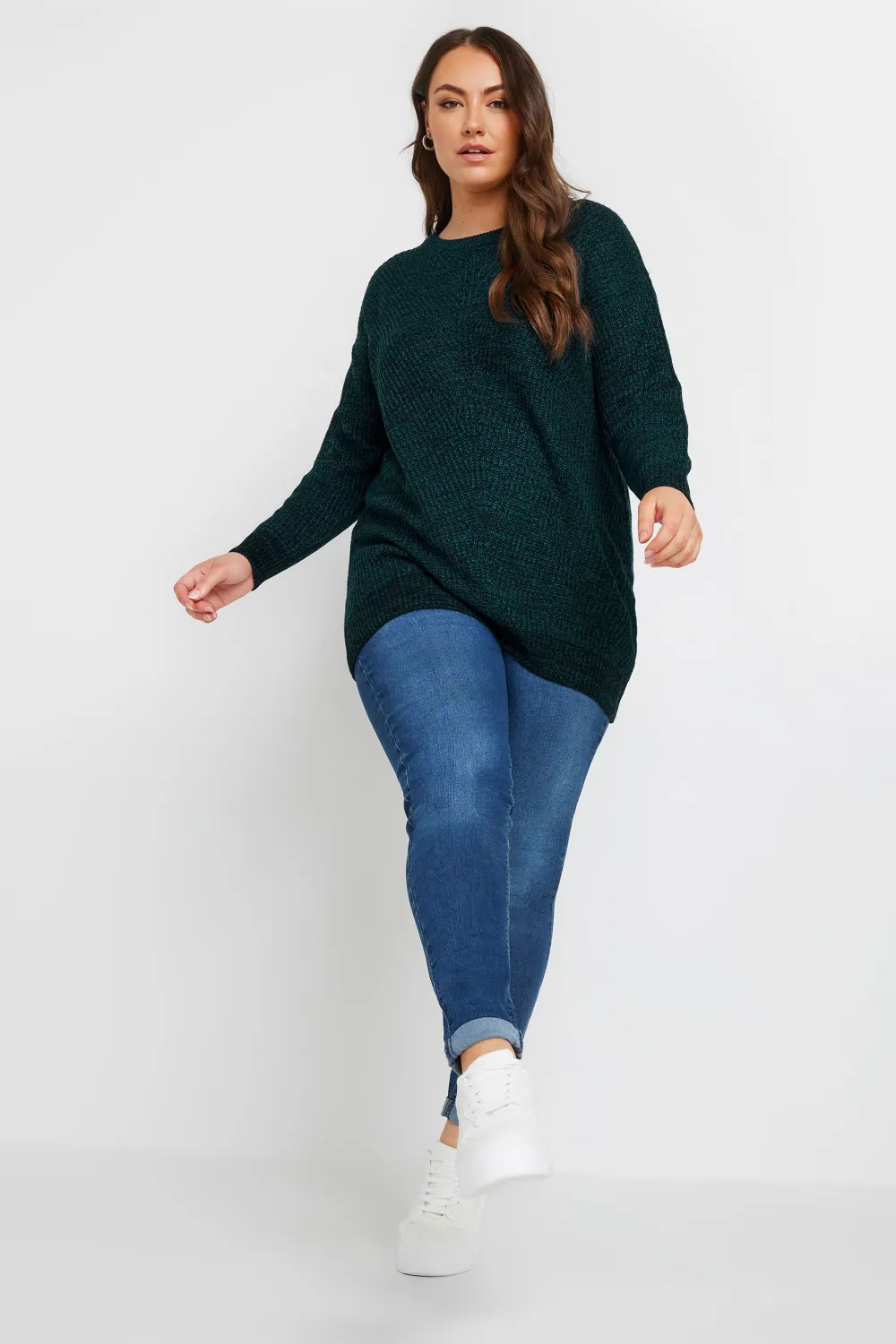 YOURS Curve Pink Essential Knitted Jumper