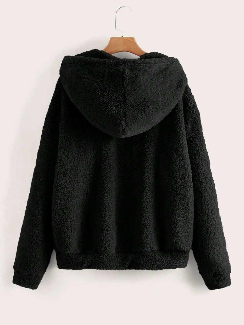 Autumn Warm & Comfortable Casual Gray Plush Jacket, Suitable For Going Out