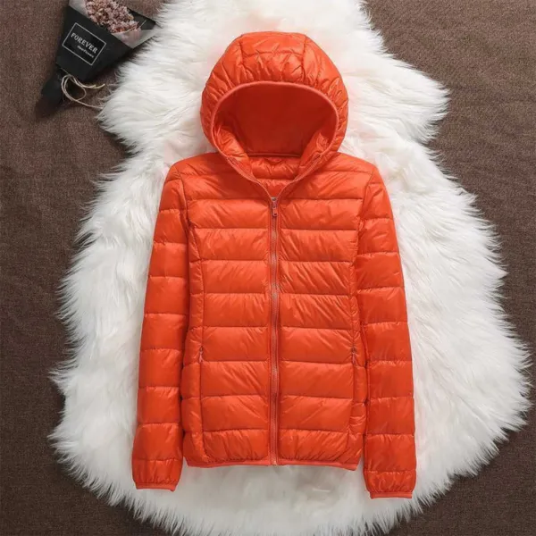 Metta Padded Jacket | Orange