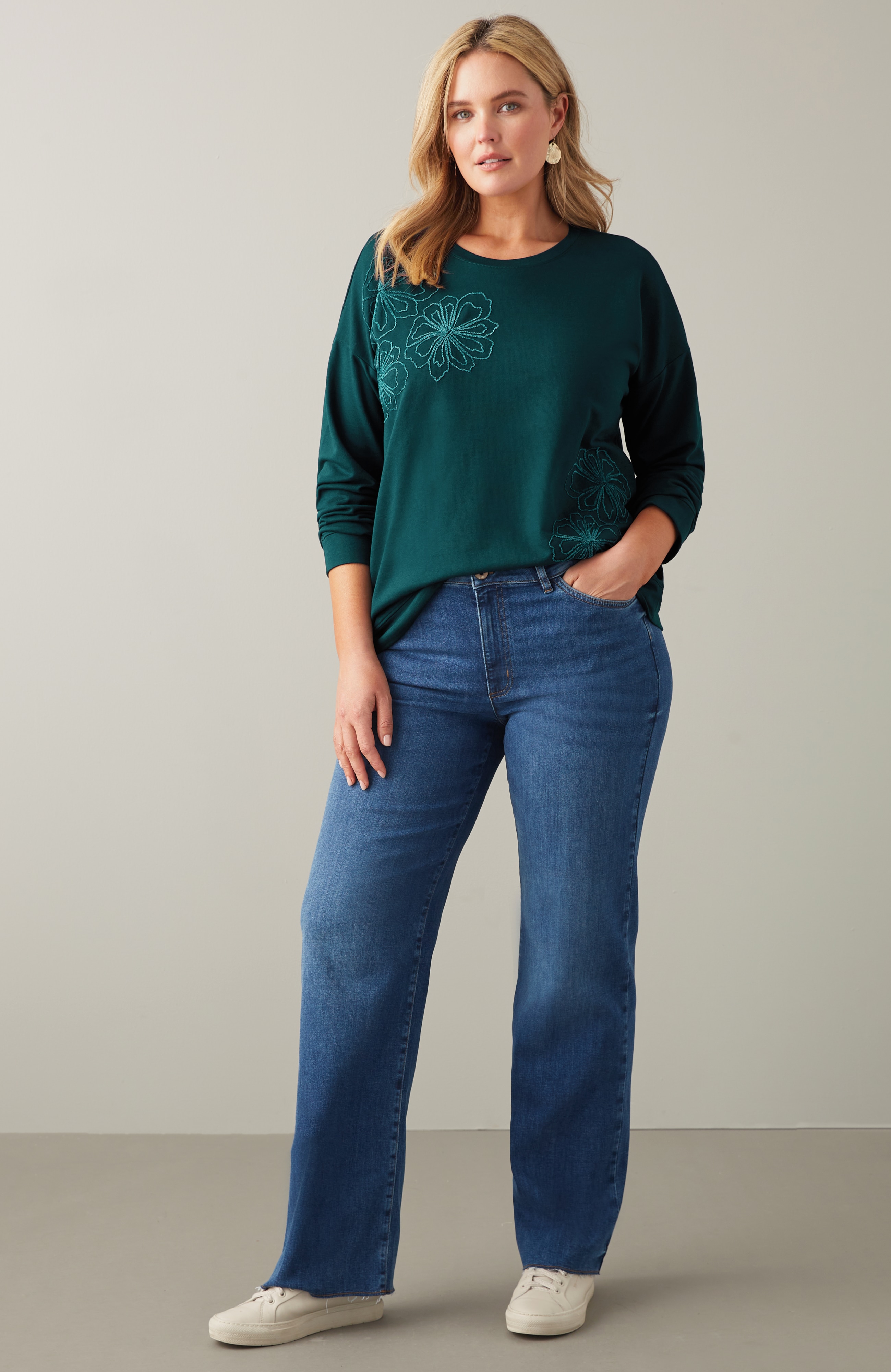 Wildflower Embroidered Sweatshirt