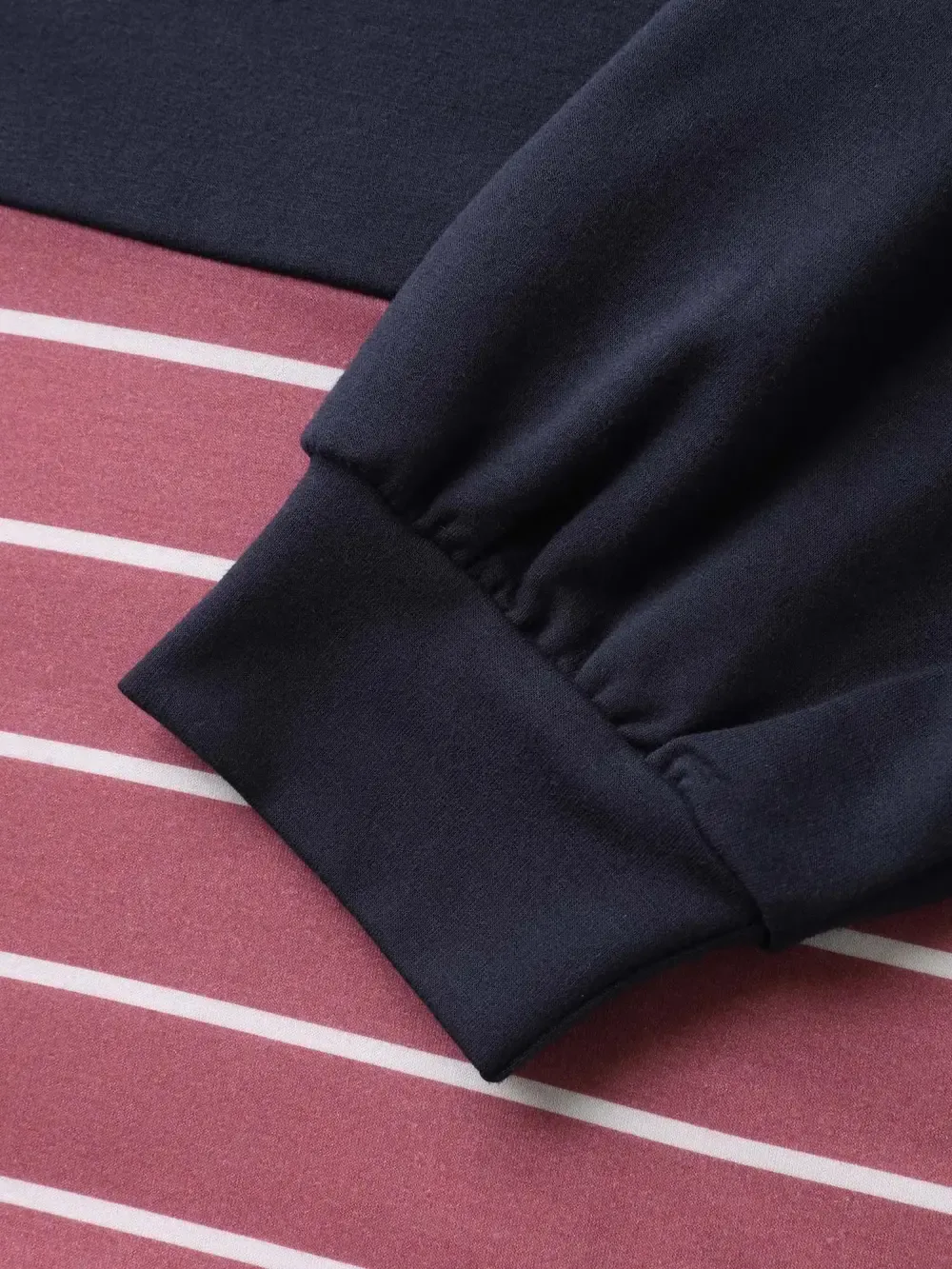 Supersoft Colorblock Paisley Print Sweatshirt