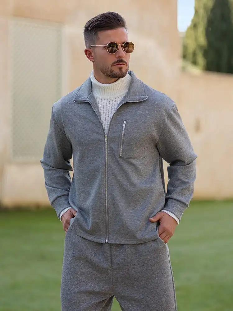 Athleisure Regular Fit Jacket Set