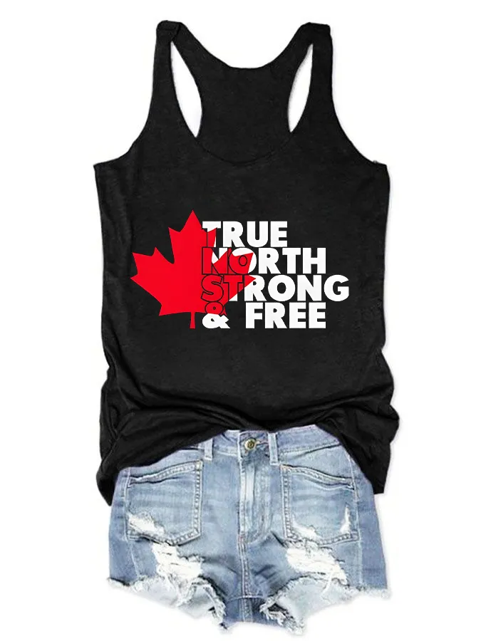 Women's True North Strong And Free Crew Neck Vest