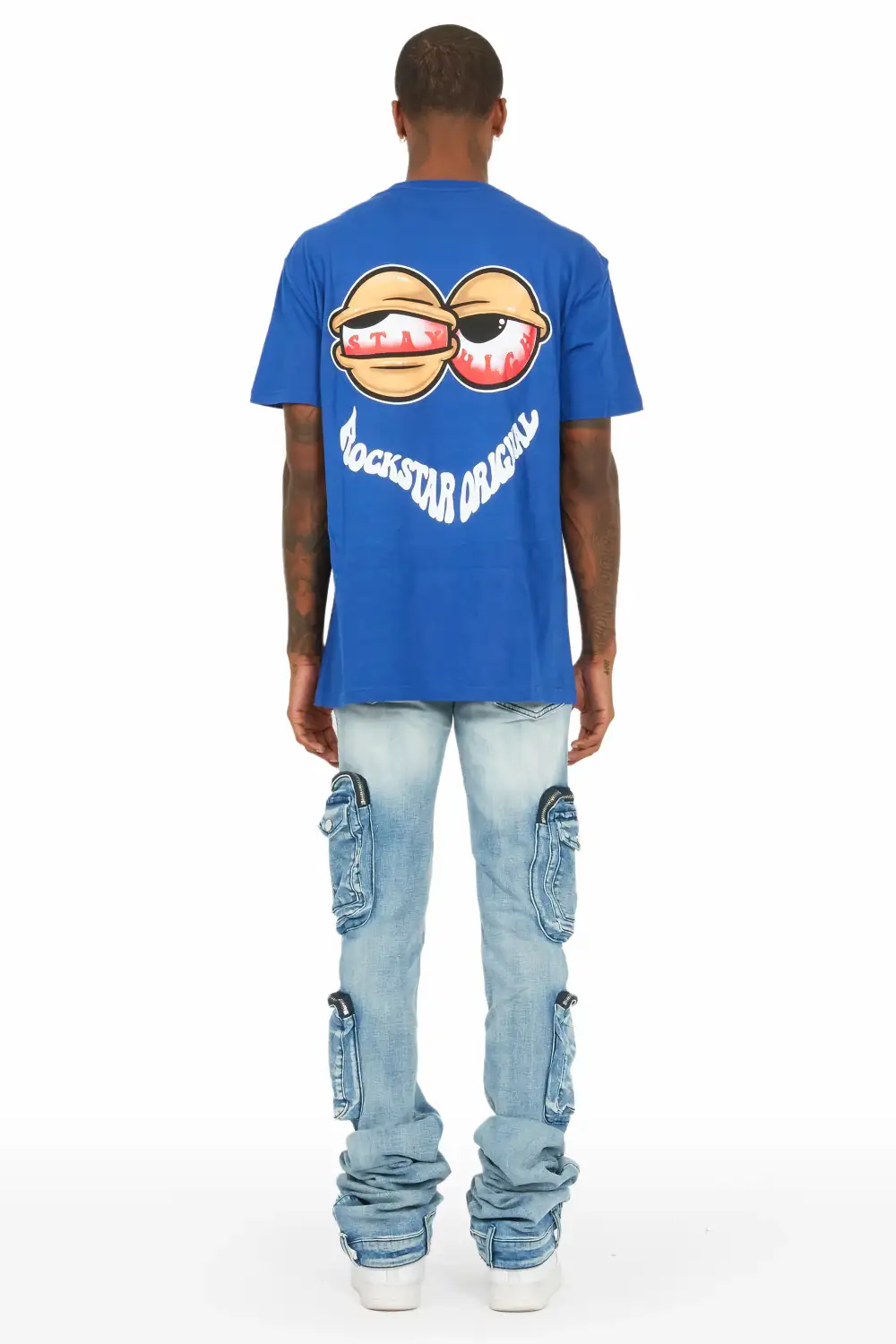 Sutton Blue Super Stacked Flare Jean