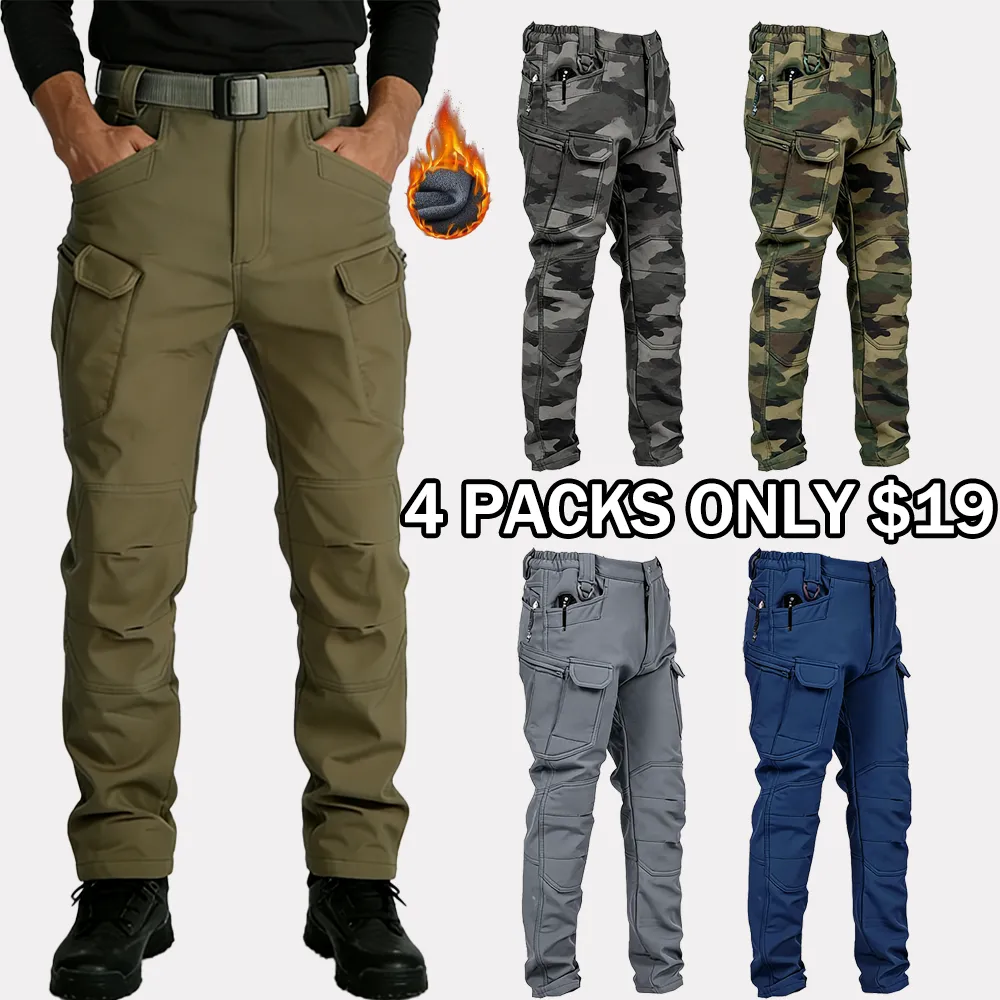Men's Windproof & Warm Outdoor Military Tactical Pants