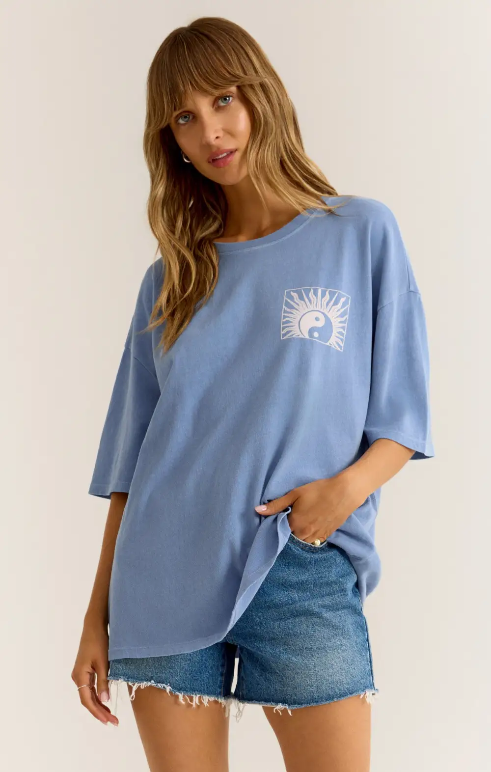 Golden SoCal Oversized Tee