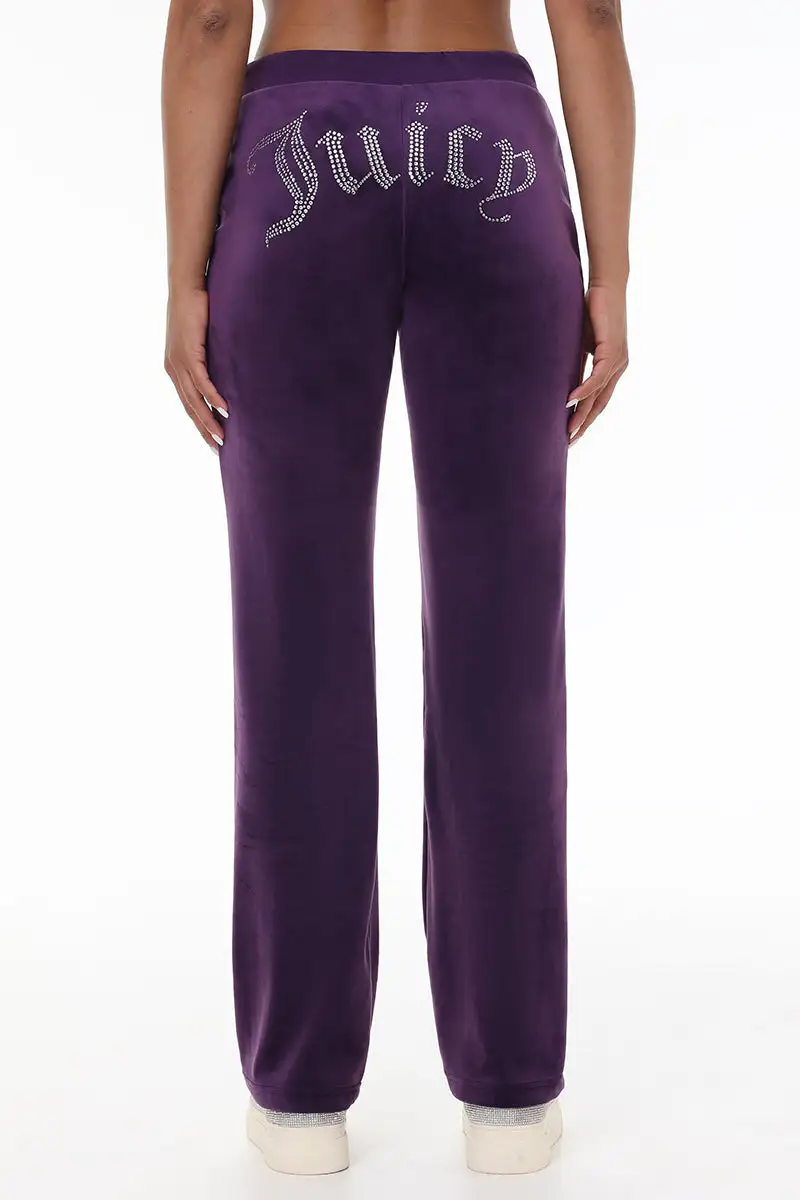 OG Big Bling Velour Track Pants