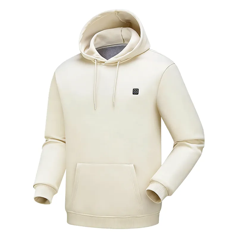 Men Electric Heating Sweatshirt with Fleece Lining-Including batteries
