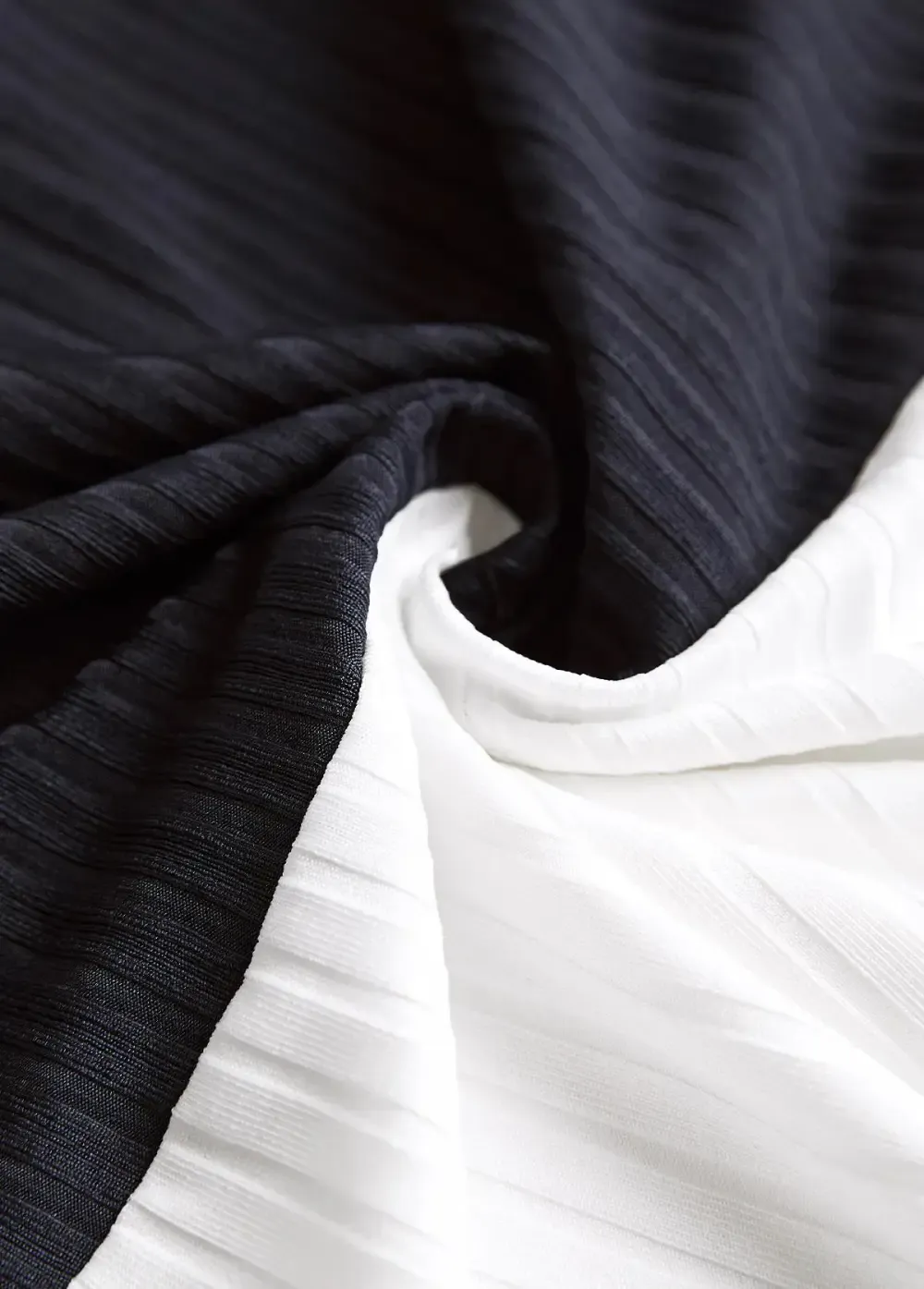 Navy Button Striped Long Sleeve Split Neck Sweatshirt