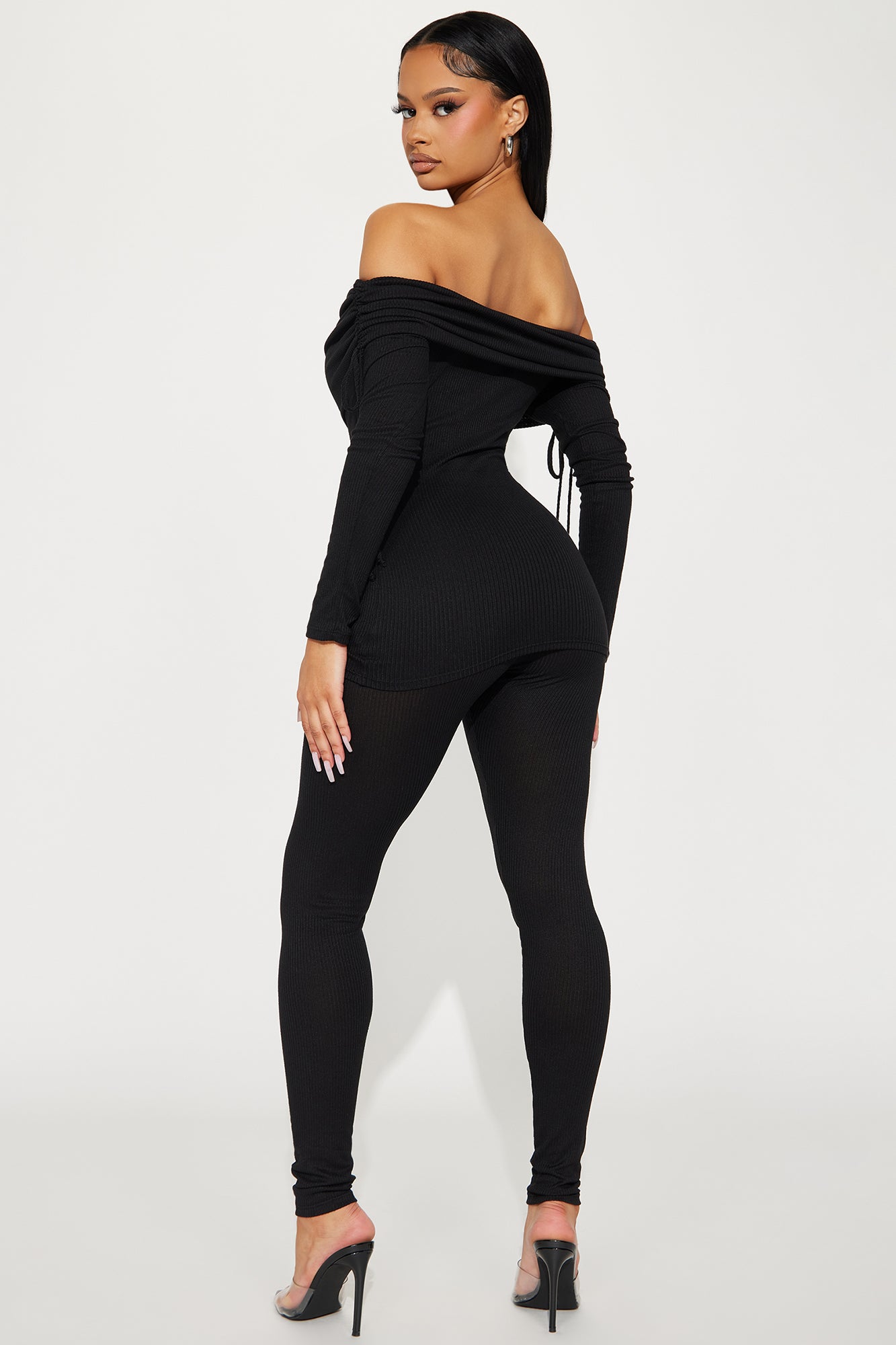Pretty Girl Legging Set - Black