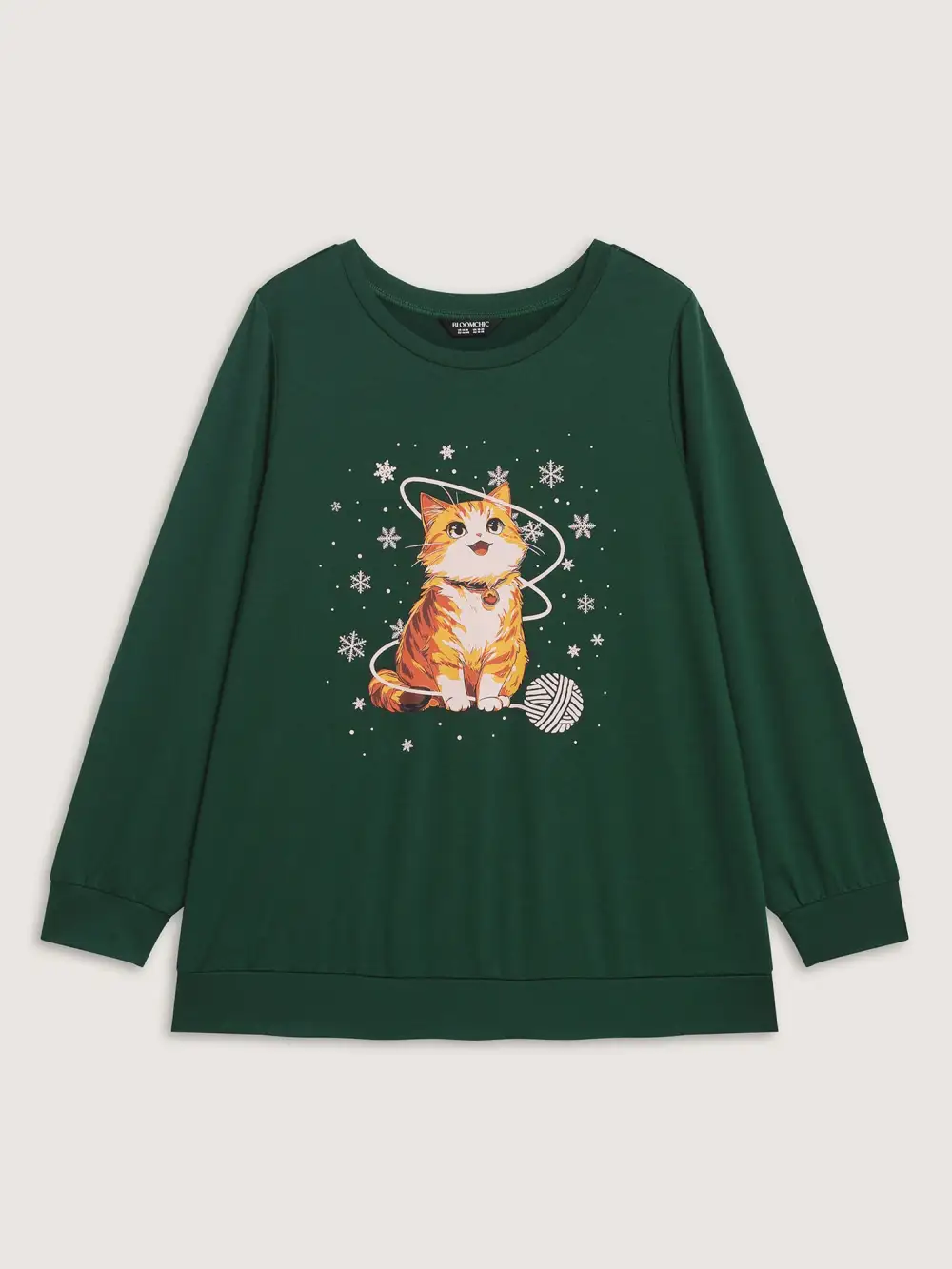 Solar Cat Stretchy Sweatshirt