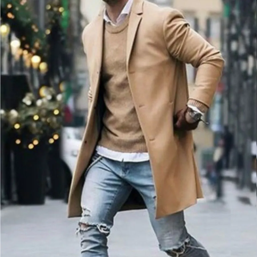 Mens Trench Coat Mens Woolen Coat Mens Woolen Coat
