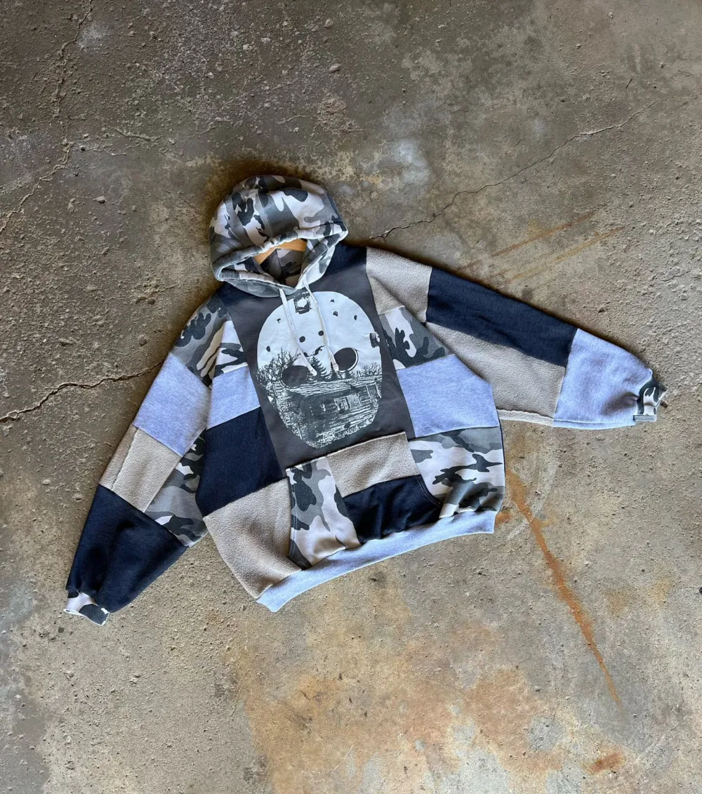 Grey hoodie how perfect and cozy piece for your Halloween day