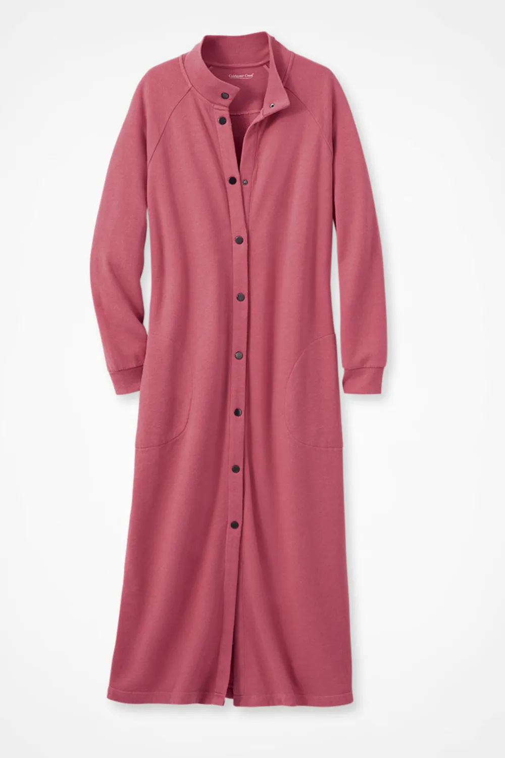 Snap-Front Sweatshirt Lounger