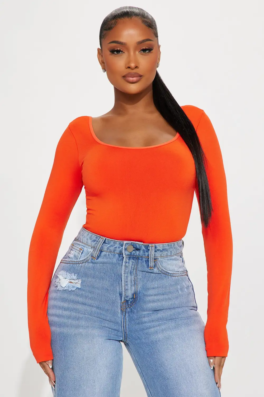 Never The Same Seamless Bodysuit - Red