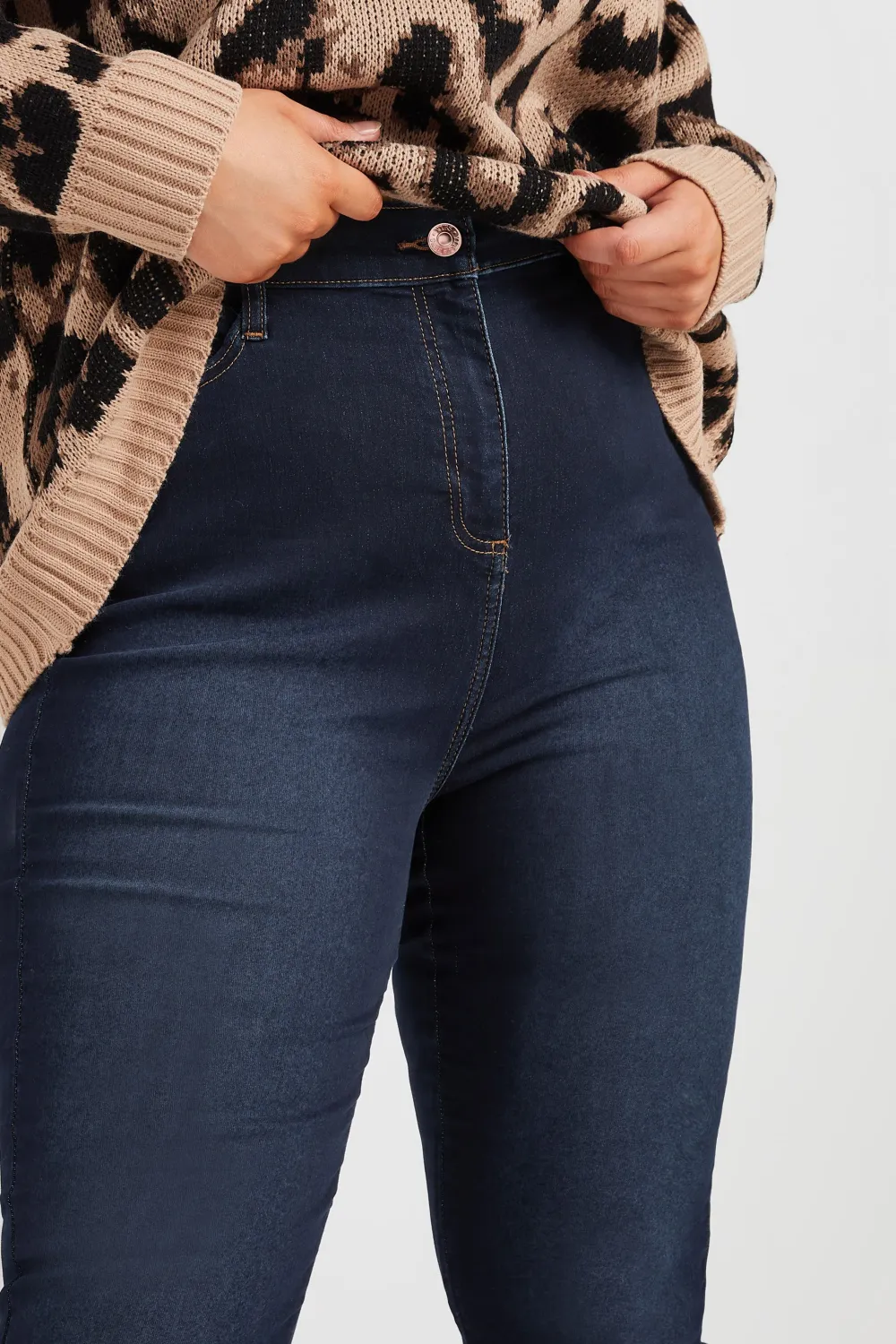 Curve Mid Blue Skinny Stretch AVA Jeans