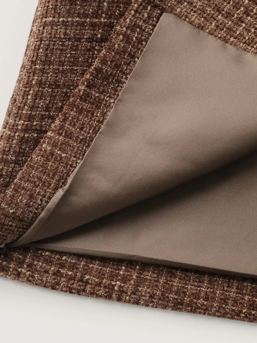 Flocked Textured Button Pockets Jacket