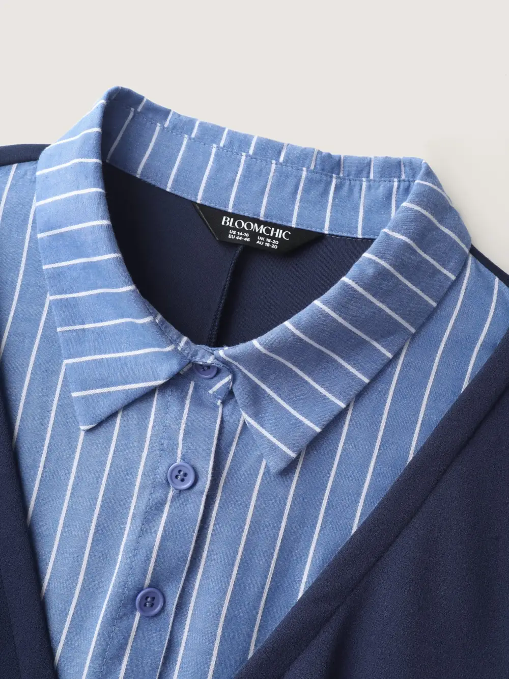 Layered Waist-Defining Pleated Knee-Length Dress