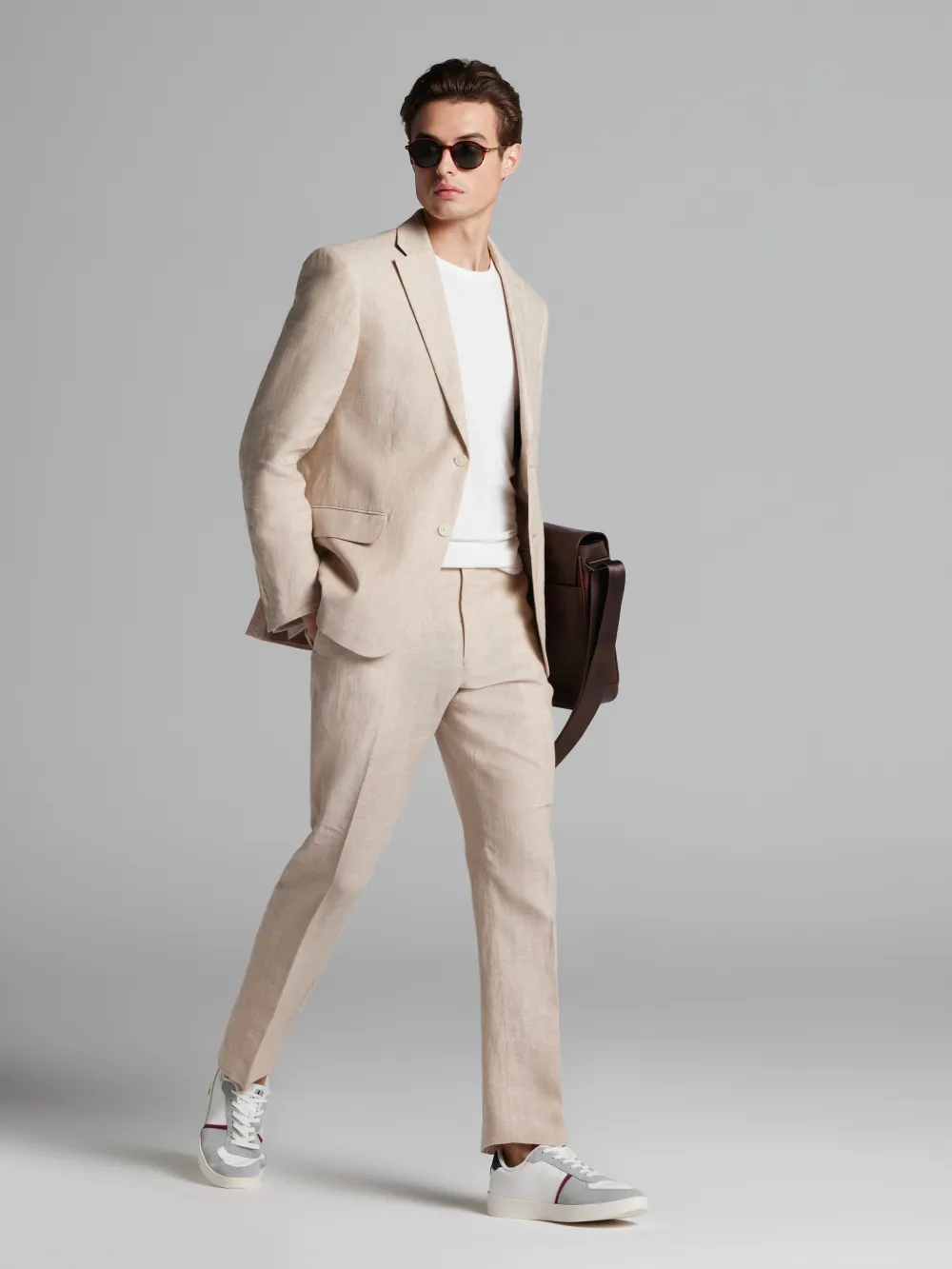 Tommy Hilfiger Modern Fit Linen Suit Jacket